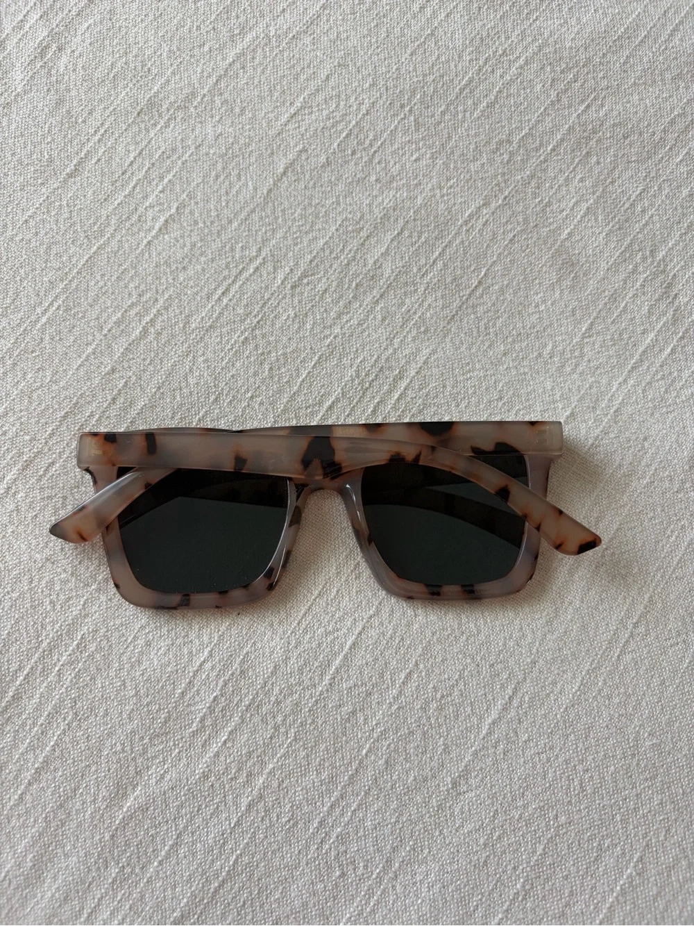 Tortoiseshell Square Frame Sunglasses - Brown